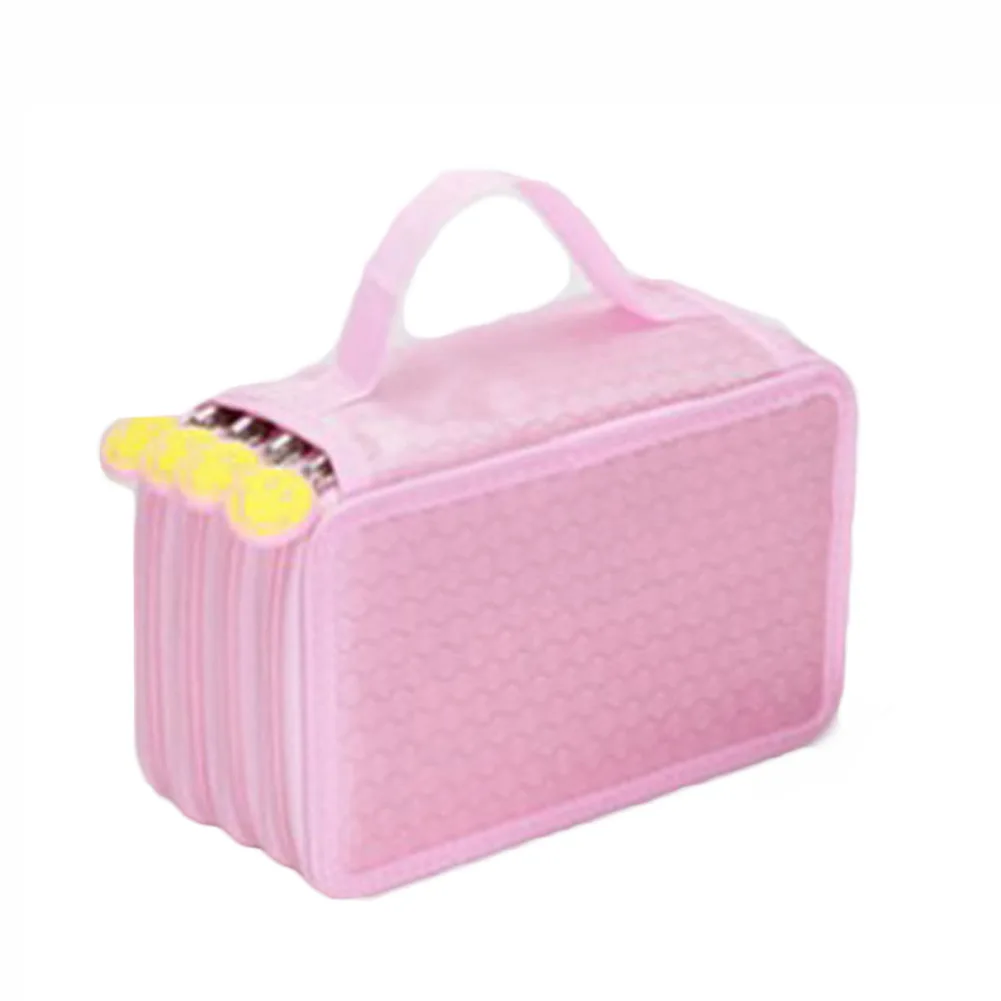 

Cloth Simple Chic Pencil Oxford 72 Holes 6 Colors Item Brush Box Pencil Case