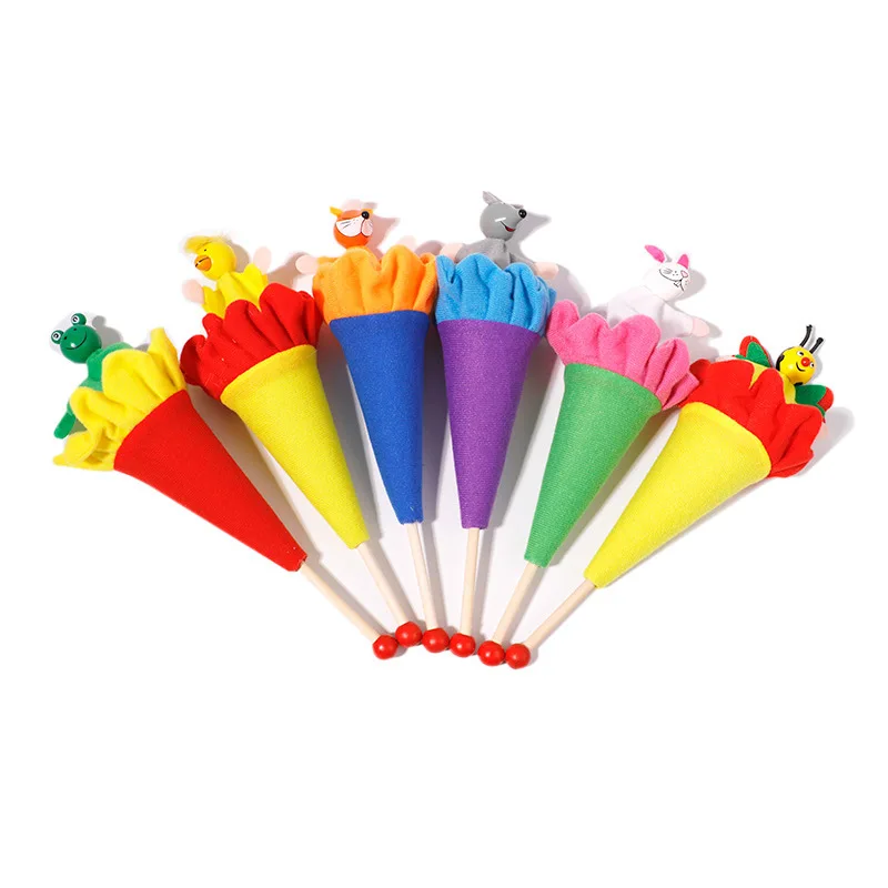 

Subcluster 6 Pcs/Set Baby Animals Rabbits Funny Toy Retractable Fox Frog Bee Kids Baby Kids Hide & Seek Doll Toy