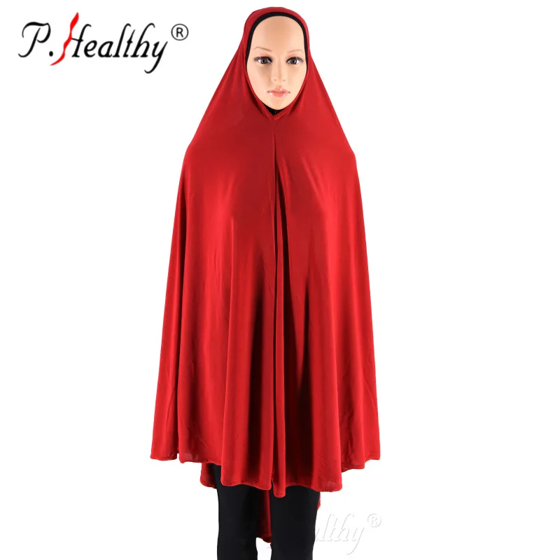 

Wholesale Muslim Big Size One Piece HIJAB Pure Color Solid Color Ovesize Hijab head wraps