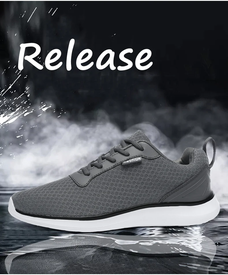 Men's Running Shoes Summer Breathable Soft Light Male Sneakers Outdoor Gym Trainers Training Sports Shoes Big Size 46 47 48