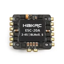 HAKRC 4 в 1 ESC 20A 2-4S BLHeli_S/Dshot 600 Oneshot электронный регулятор скорости для RC гоночного дрона квадрокоптера аксессуары