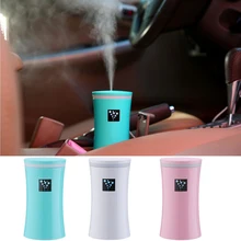 Car air freshener Humidifier with Light Air Freshener Essential Oil Aroma Diffuser Aromatherapy for Home Car 230ML