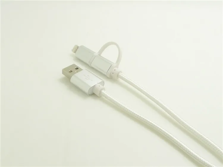 WEMECOFA 8 pin yi tuo 2 металл плетеный кабель для iphone fo rsamsung v8 micro генеральный в сочетании