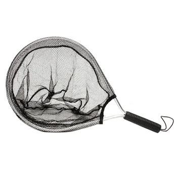 

Aluminium Landing Nets Fly Fishing Fish Saver Nylon Knotless Mesh Trout Hand Net