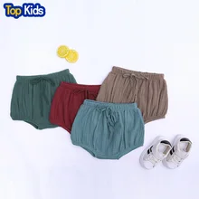 4 цвета Лидер продаж для маленьких девочек Шорты Лето прочный мягкий хлопок модные детские штаны детские повседневные брендовые плавки 0-5 MCT034