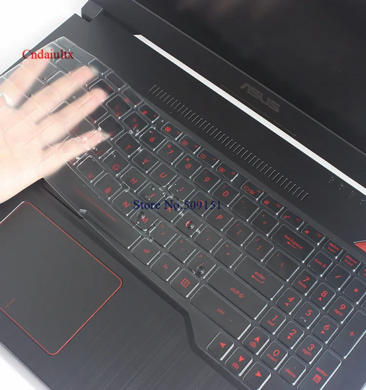 ТПУ чистая клавиатура кожи протектор Обложка для Asus ROG FX63VD STRIX GL503VD GL503VS GL503VM GL503 Fx63 FX503VD FX63VD7700