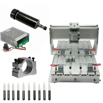 

DIY CNC engraving machine frame 3040 Z-DQ aluminum kit 500W Air Cooled spindle ER11 Collet
