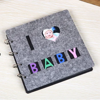 

Creative Hollowed Heart Shape Photo Album Scrapbook Sticker Diary Gift Free Shipping