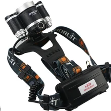 Lanterna де cabeca де из светодиодов фонаря+ 2* R5 из светодиодов 5000 лм фар фар+ 2 x 18650 4200 мАч аккумуляторная батарея+ автомобильное зарядное устройство