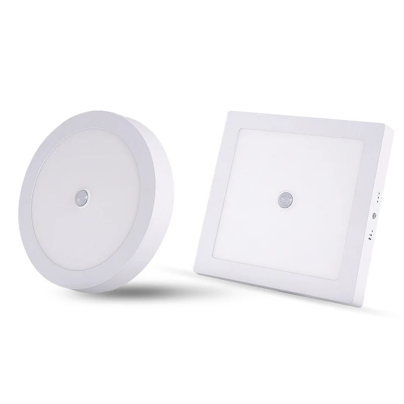 Lâmpadas de Teto de Led Luzes de Teto Sala de Estar Superfície Montado Motion Sensor Night Light 6 w - 12 18 24w Moderno Varanda Corredor Pir 7 pir, sensor de movimento, luz noturna, 6w