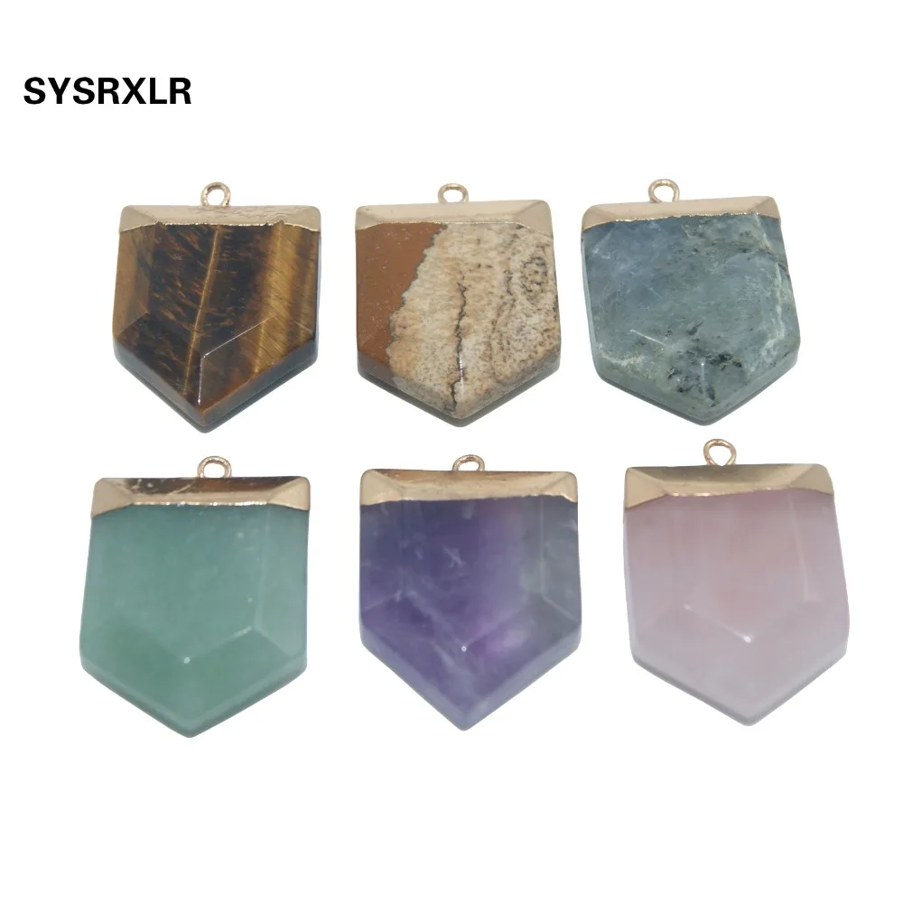 

1 PCS Irregular Shape Natural Stone Rose Pink Quartz Crystal Amethysts Labradorite DIY Necklace Earrings For Jewelry Making