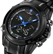 2016 Naviforce Hommes Montres De Luxe Marque Numérique Mens Sport Montre En Acier Plein pour hommes Led Montre-Bracelet Relogio masculino Reloj Hombre