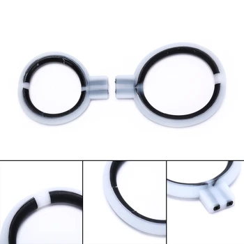 

2PCS(2Sizes) Electric shock silicone cock Ring delay ejaculation Penis extender electro stimulation medical themed male sex toys