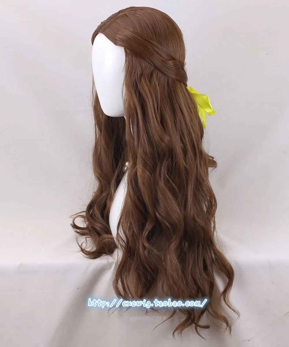 Женский парик для косплея Клара «Щелкунчик и четыре мира», волнистые коричневые длинные волосы, парик, костюмы