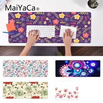 

MaiYaCa In Stocked Funny Simple Design flowers Beautiful Anime Mouse Mat Rubber Mouse Durable Desktop Mousepad