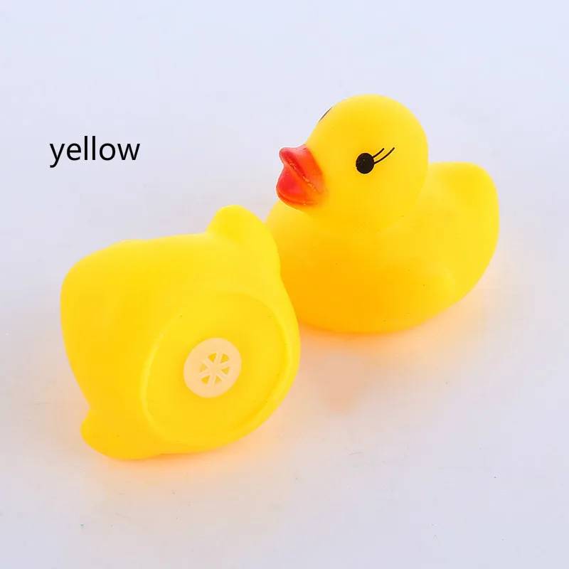 

AC0200015 40Pcs/lot Keeping out the glue play duck baby bath swimming pinch sound puzzle duck