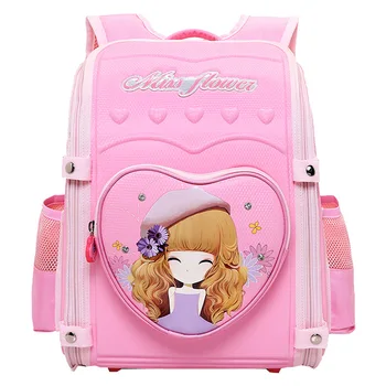 

famous Brand children School Bags for Girls princess Print SchoolBag kids Children Orthopedic school Backpacks Mochila Escolar