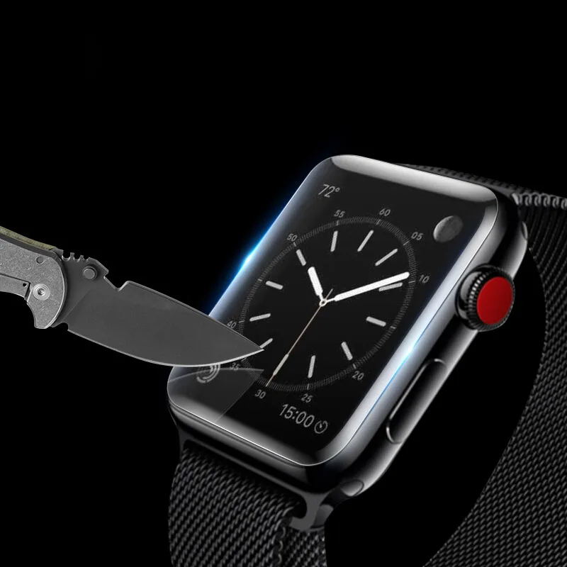 Протектор экрана Suntaiho 9D для Apple Watch Series 4 3 2 протектор полное покрытие полная гелевая стеклянная пленка для Apple Watch 4 40 44 мм