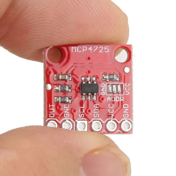 LEORY 2,7 V-5,5 VDAC I2C ЦАП Breakout развитию Модуль 12-бит