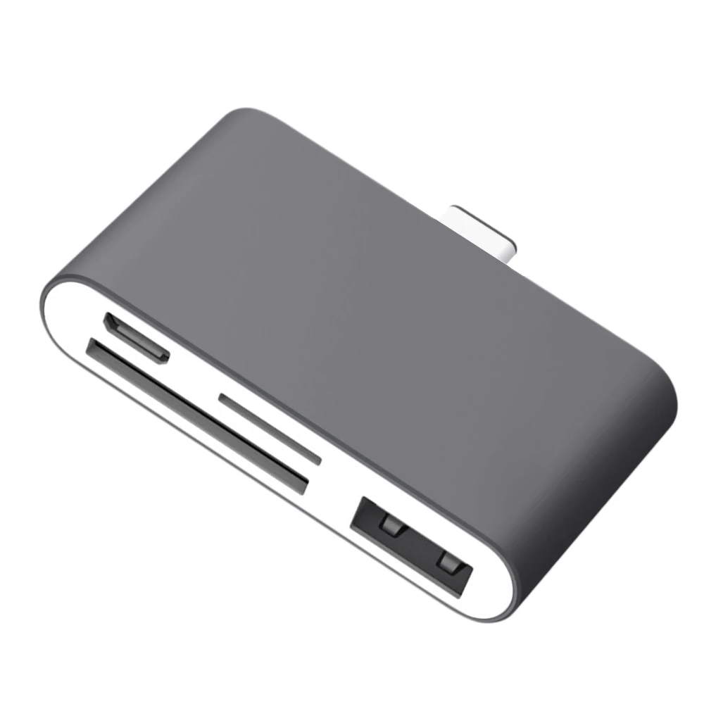 Elisona Type C USB HUB OTG Sim CF SD TF кардридер конвертер адаптер для MacBook Air Samsung Galaxy Note 8