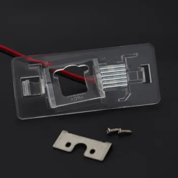 

Car Rear View Camera Bracket License Plate Lights with LED Housing Mount for Audi A5 8T / A6 A6L 4G 4F / A7 Sportback