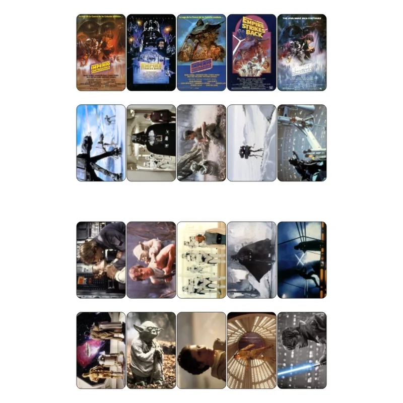 

1 PCS Star Wars The Empire Strikes Back Movie Theme Poster DIY Sticker Post It Decor Scrapbooking Diary Mohamm Sticker Flakes