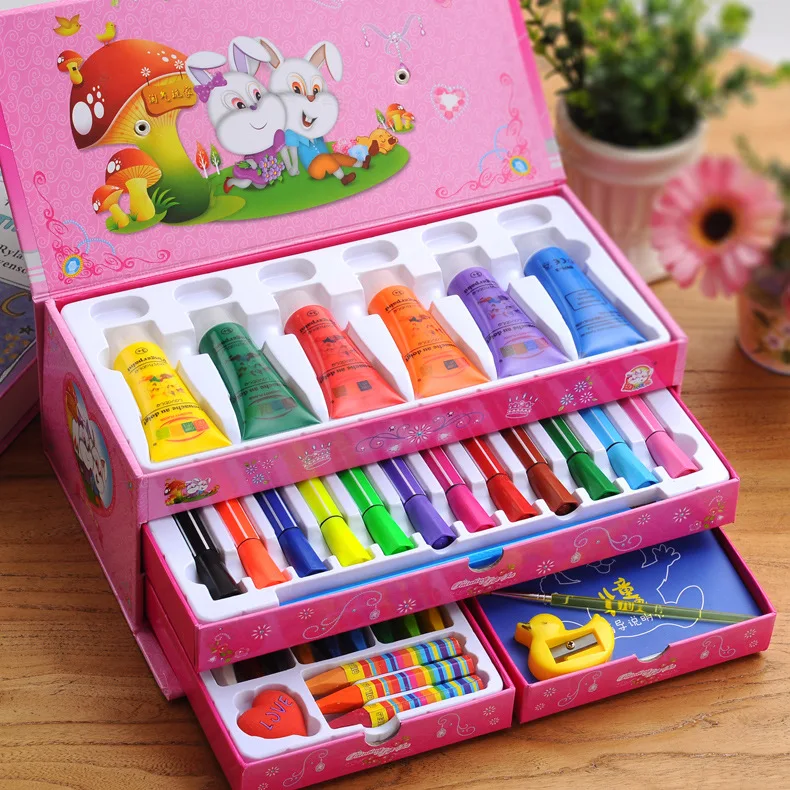 Players naughty children handmade DIY non toxic paint crayons