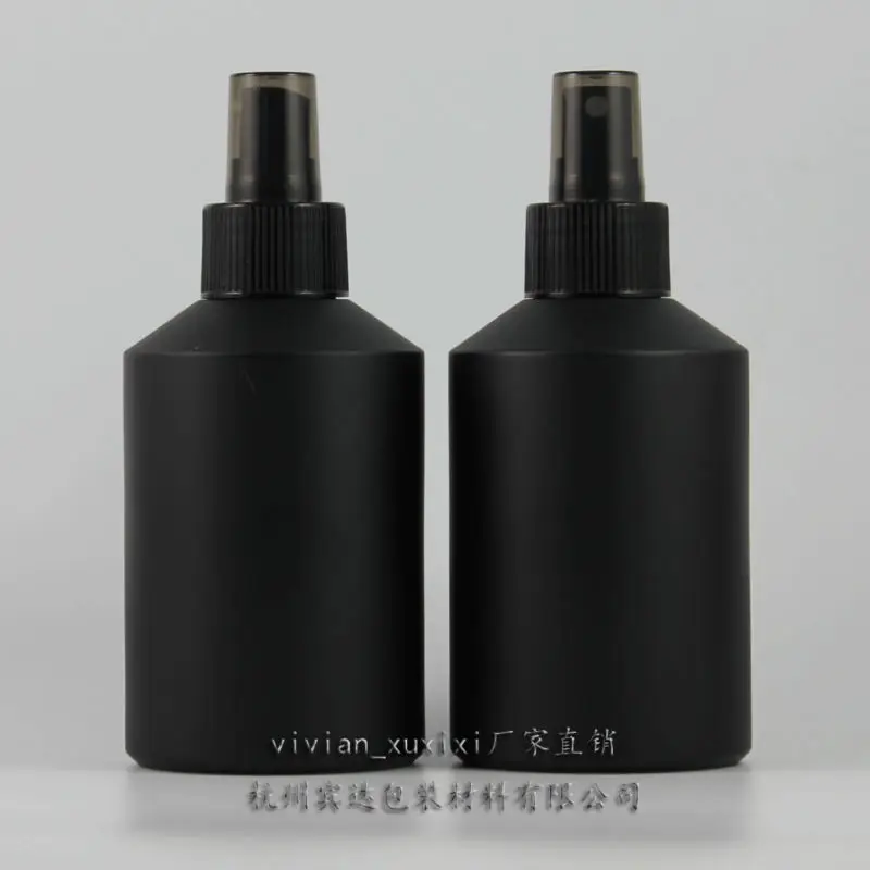 Download 200ml black frosted Glass lotion bottle with black plastic pump,cosmetic packing,cosmetic bottle ...