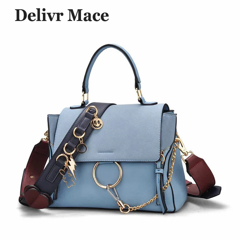 

Luxury Handbags Women Bags Designer 2018 Suede Leather Ladies Hand Bag Circle Ring Women's Shoulder Bag Bolsos Mujer Sac A Main