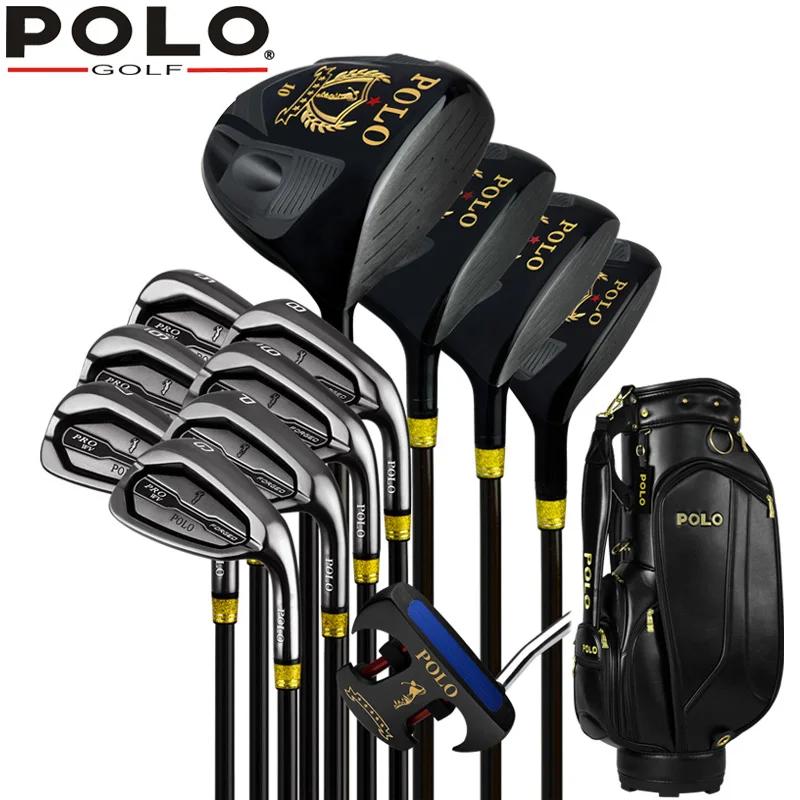 best authentic polo golf cue kit golf titanium wood driver stainless steel 12clubs set complete best authentic polo golf cue kit golf titanium wood driver stainless steel 12clubs set complete