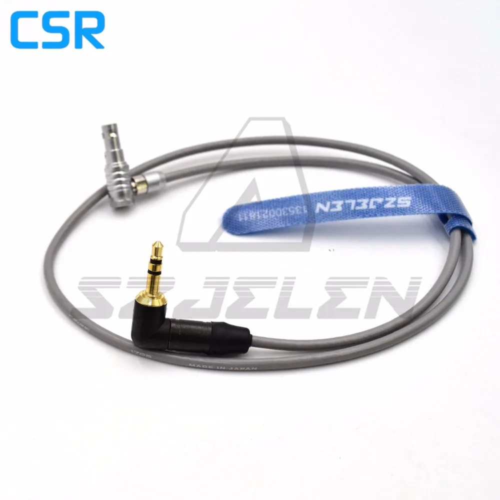 

lemo connector FHG.00. 5 pin plug to 3.5 audio for ARRI ALEXA mini camera audio cable, 60CM