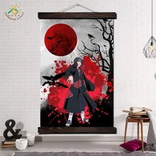 Итачи Наруто Япония Аниме Современные Wall Art Печать Поп-Арт Плакаты и Принты Scroll Холст