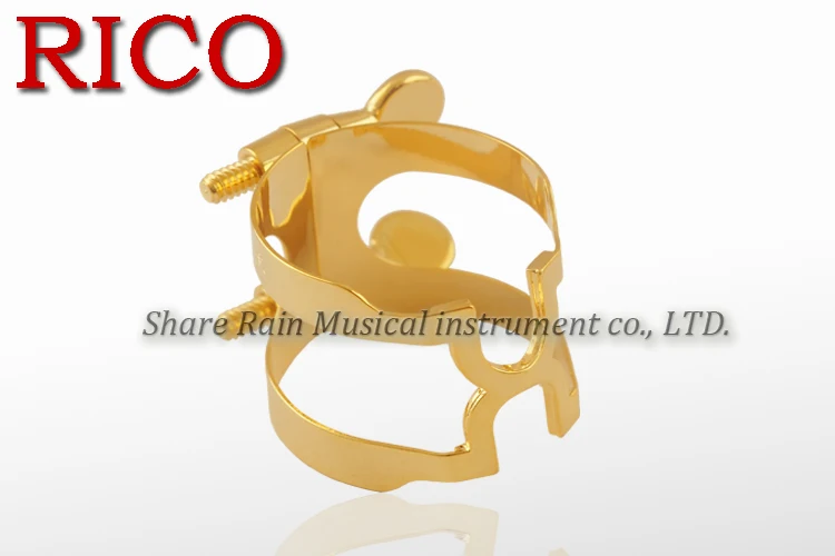 Американский RICO tenor жесткий резиновый бакелитовый мундштук позолоченный H модель