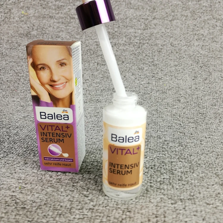 Balea Vital+ аргановое масло питательная сыворотка для взрослой кожи 50+ лет анти-профилактика старения эластичность упругость подтягивание кожи укрепляющая