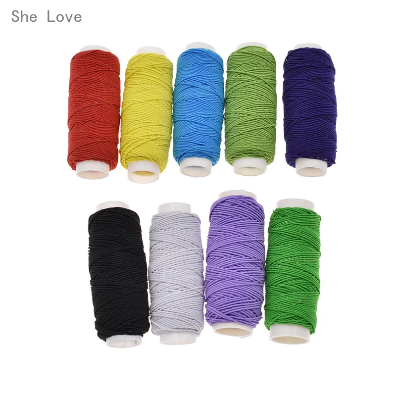 She Love 10 Roll Elastic Thread Set Industrial Sewing Machine Thread