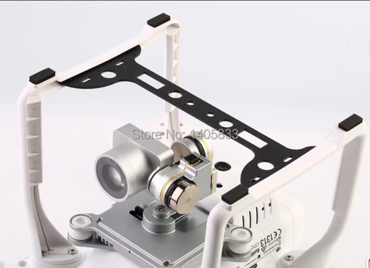 DJI Phantom 3 Professional And Advanced Carbon Fiber Gimbal Guard And Camera Lens Cover Cap And Camera Lens Sun Hood Sunshade Cap Kit