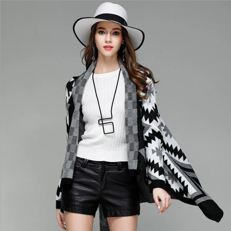 Europe station 2019 autumn new women knitted wool cardigan