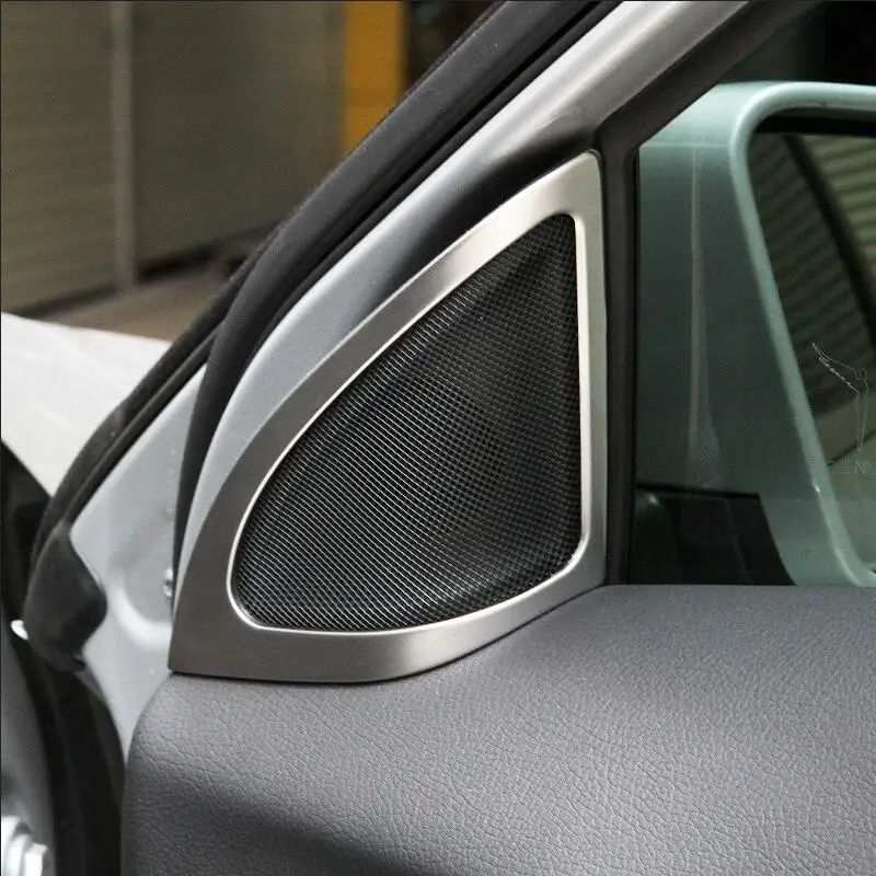 2 шт. Автомобиль Стайлинг двери автомобиля динамик яркий рамочные декоративные наклейки преобразован аудио для Mercedes GLA benz GLA интимные