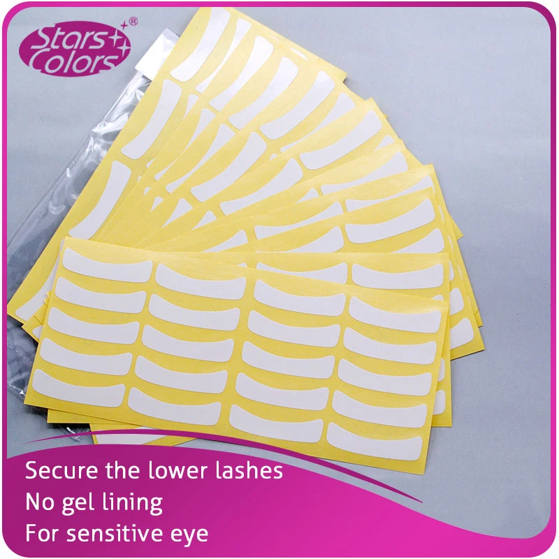 

100 pairs Ultra thin white paper eye patch for eyelash extension beauty makeup