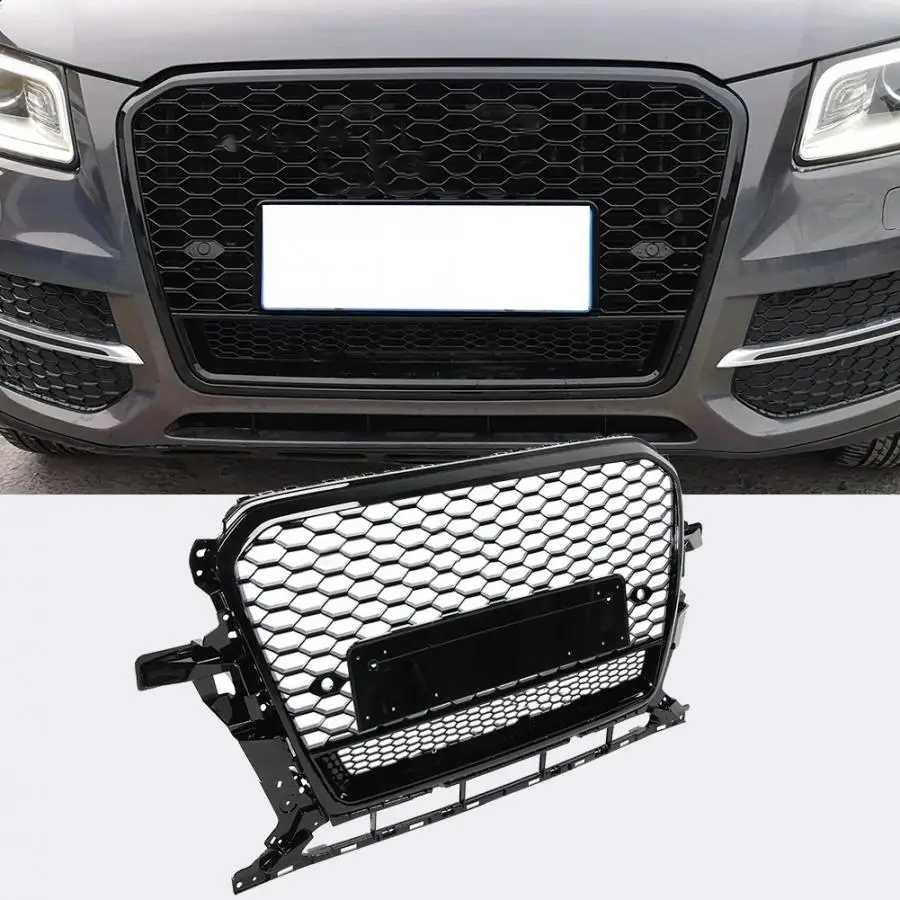 

For Front Bumper Grill Center Grille for Audi Q5 2013 2014 2015 2016 2017 for RSQ5 Style car-styling car mesh