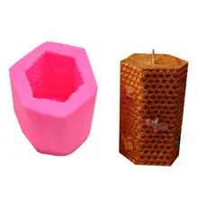 3D силиконовая форма для улей пирожное, сладкая выпечка Соты пчелы гипс, Свеча Мыло Форма DIY ручной работы инструмент для выпечки
