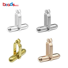 Beadsnice новое поступление чисто 925 серебряные французские запонки для мужчин аксессуары для запонок diy персонализированные ID27498