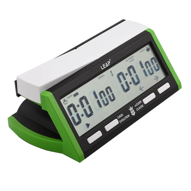  LEAP Chess Clock Digital Timer Advanced for Game and Chess  Timer with Bonus & Delay Count Down up Alarm : Toys & Games