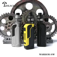 100 Original Tesla Warrior 85W Starter Kit H8 Mini Tank Mini E4 Coil teslacigs Warrior 85