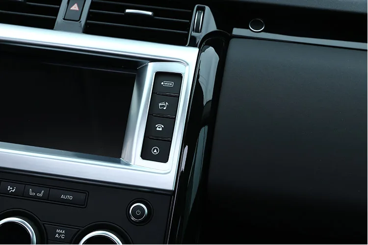 ABS Chrome интерьер gps навигации рамки крышка отделка наклейки для Land rover Discovery 5 аксессуар и запчасти