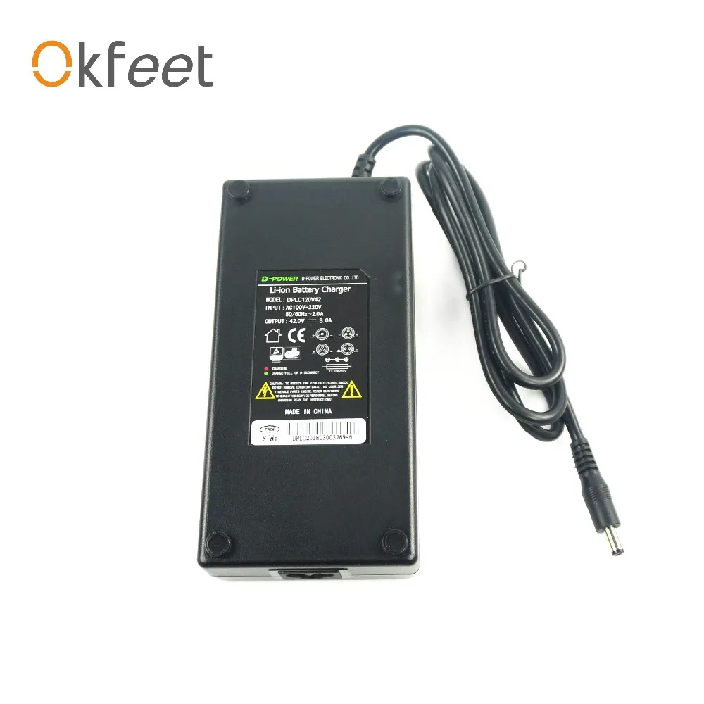 Top okfeet EU JAN AU  D-power High Quality Li-ion Battery Charger Output 36V48V 2A 3A Ebike Battery Charger Stable 4
