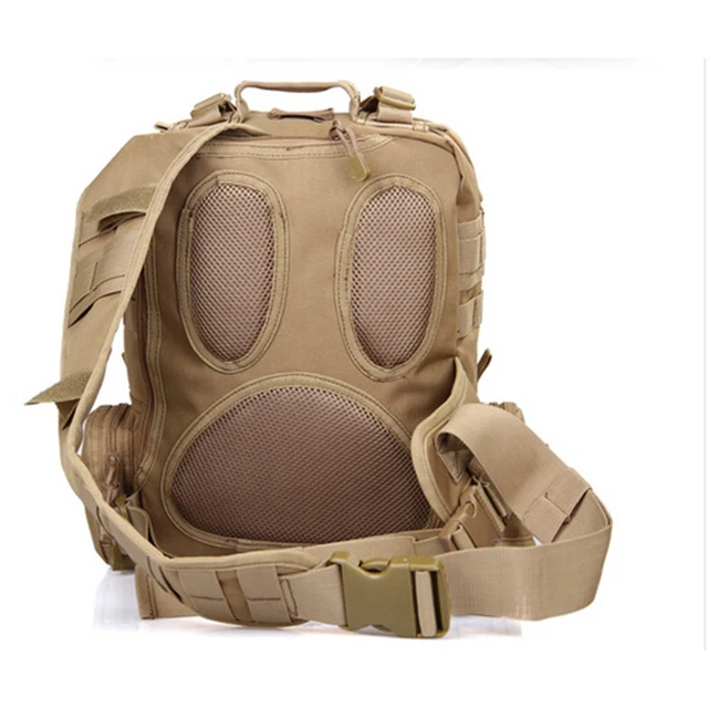 Military USMC Army Camouflage Molle Patrol Rifle Backpack Bag Free