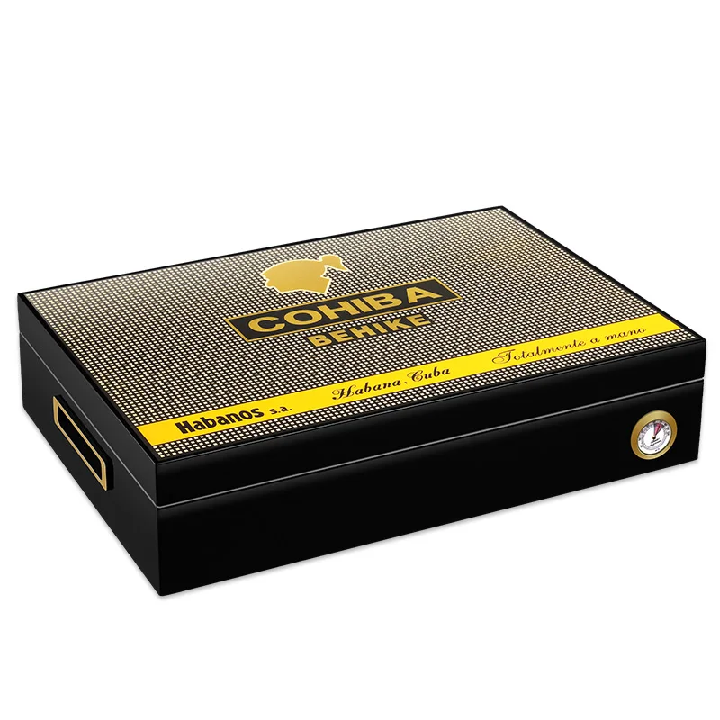 

New Arrival! COHIBA High quality Big Capacity Cedar Wooden Cigar Humidor W/ Hygrometer and Humidifier