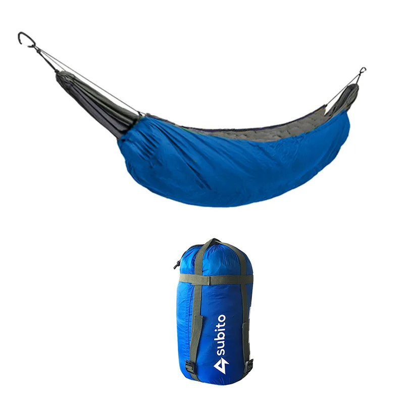 

Outdoor camping leisure hammock winter single hammock heat shield wind and cold insulation cotton hammock