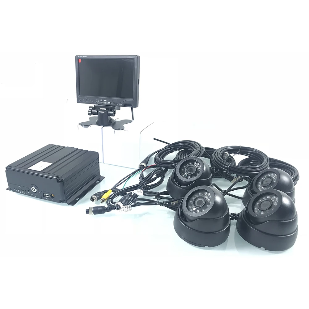  Rimorchio/Carrello Elevatore/Ingegneria Bus Monitoraggio Suite di Audio e Video HD 4-Canali di Moni